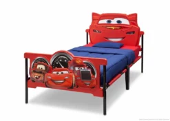 Delta Children Cars Plastic 3D Twin Bed Twin Beds & Headboards