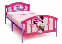 Delta Children Twin Beds & Headboards Minnie Mouse Plastic 3D Twin Bed