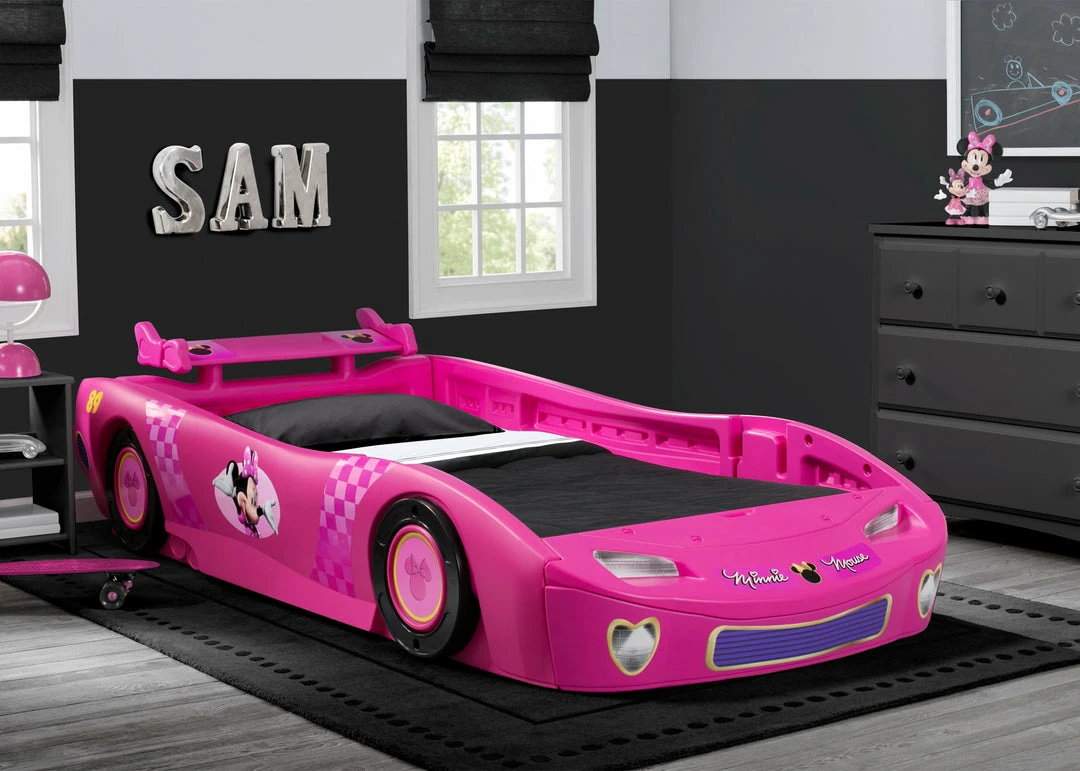 Delta Children Twin Beds & Headboards Minnie Mouse Car Twin Bed 4 Delta Children Twin Beds & Headboards Minnie Mouse Car Twin Bed