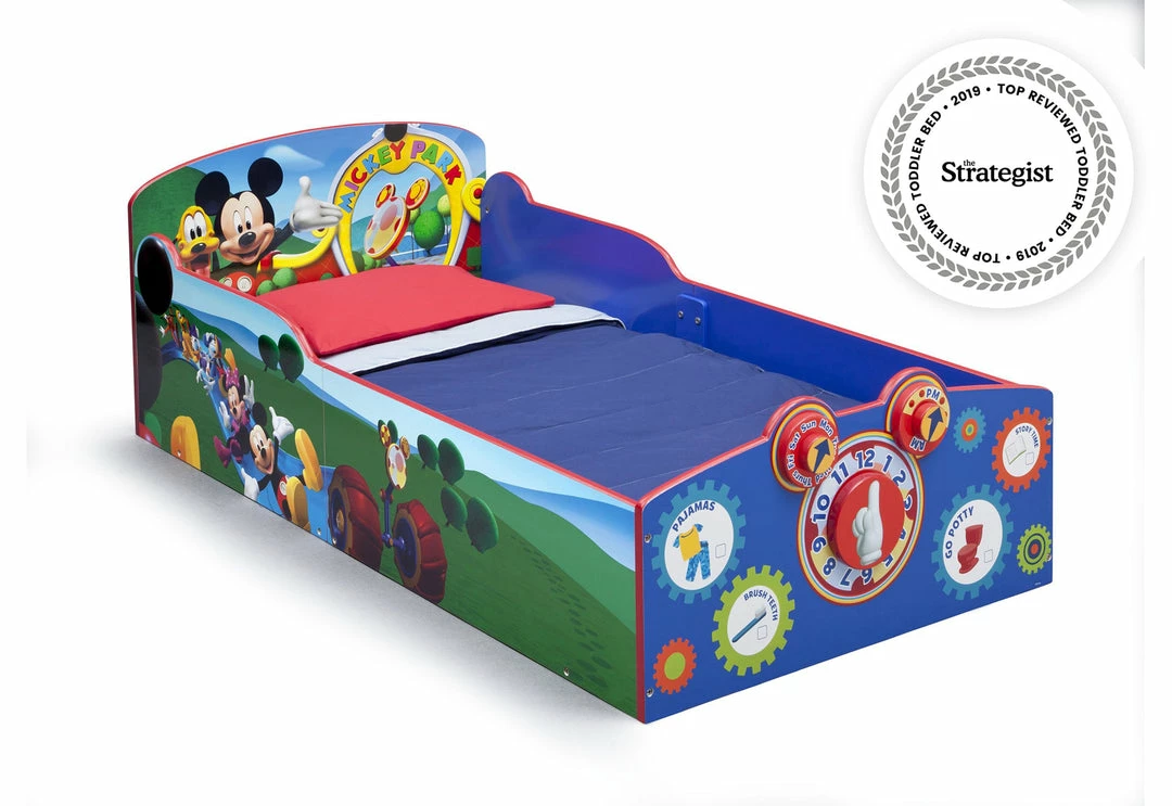 Delta Children Mickey Mouse Interactive Wood Toddler Bed Toddler Beds