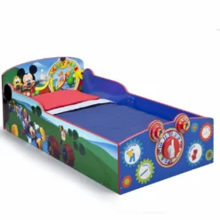Delta Children Mickey Mouse Interactive Wood Toddler Bed Toddler Beds