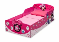 Delta Children Minnie Mouse Interactive Wood Toddler Bed