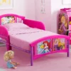 Delta Children Princess Plastic Toddler Bed Toddler Beds