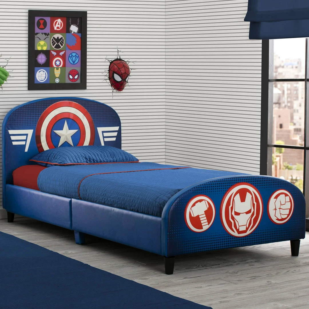 Delta Children Avengers Upholstered Twin Bed Sale 3 Delta Children Avengers Upholstered Twin Bed Sale