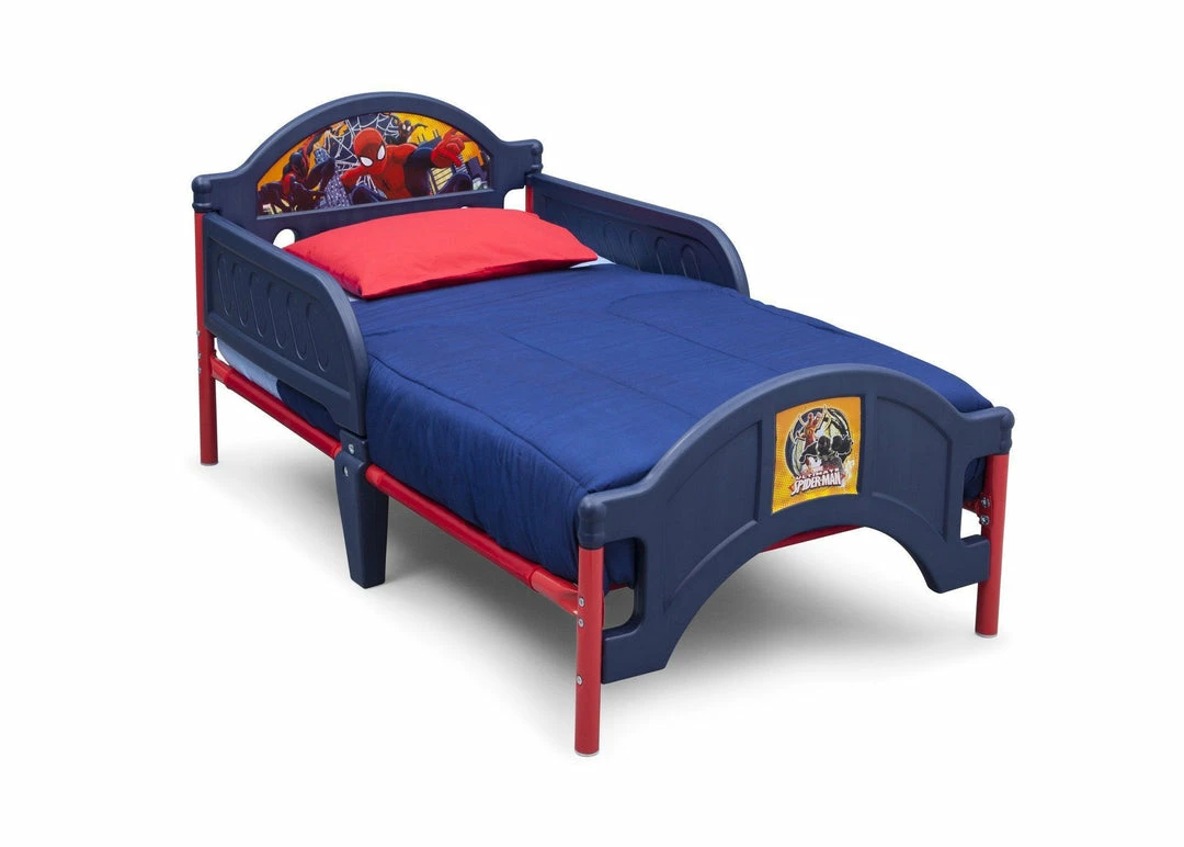 Delta Children Spider-Man Plastic Toddler Bed 5 Delta Children Spider-Man Plastic Toddler Bed