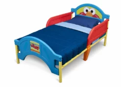 Delta Children Sesame Street Plastic Toddler Bed Toddler Beds