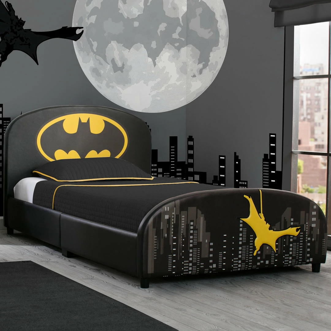 Delta Children Batman Upholstered Twin Bed 3 Delta Children Batman Upholstered Twin Bed