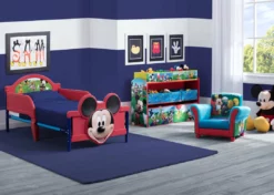 Delta Children Mickey Mouse Plastic 3D Toddler Bed