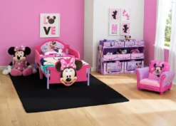 Delta Children Toddler Beds Minnie Mouse Plastic 3D Toddler Bed