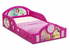 Delta Children Princess Deluxe Toddler Bed With Attached Guardrails Toddler Beds