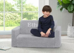 Delta Children What's New Personalized Cozee Flip-Out Sherpa 2-in-1 Convertible Sofa To Lounger For Kids 29 Delta Children What's New Personalized Cozee Flip-Out Sherpa 2-in-1 Convertible Sofa To Lounger For Kids