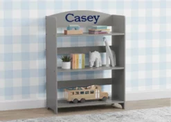 Delta Children Personalized 3-Shelf Wood Bookshelf