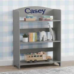Delta Children Personalized 3-Shelf Wood Bookshelf
