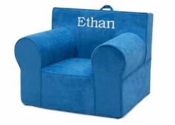 Delta Children Personalization Personalized XL Cozee Foam Chair For Kids - Our Largest Chair