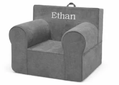 Delta Children Personalization Personalized XL Cozee Foam Chair For Kids - Our Largest Chair