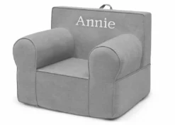 Delta Children Personalization Personalized XL Cozee Foam Chair For Kids - Our Largest Chair
