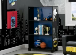 Delta Children Sales 51 DC Comics Batman Deluxe 3-Shelf Bookcase Storage