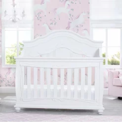 Simmons Kids Fairytale 5-in-1 Convertible Crib With Conversion Rails Baby Cribs