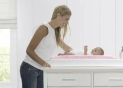 Serta Perfect Sleeper Contoured Changing Pad With Plush Cover