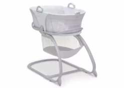 Little Folks By Delta Children Bassinets 2-in-1 Moses Basket Bedside Bassinet Sleeper