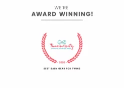 Little Folks By Delta Children Bassinets Twin EZ Fold Ultra Compact Double Bassinet