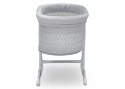 Little Folks By Delta Children Oval Bedside Sleeper Bassinet