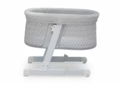 Little Folks By Delta Children Oval Bedside Sleeper Bassinet