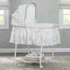 Little Folks By Delta Children Silent Auto Gliding Bassinet Bassinets