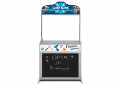 Delta Children Reversible 4-in-1 Pretend Play Center With Chalkboard & Storage What's New