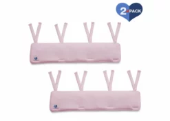 Delta Children Waterproof Fleece Crib Rail Covers/Protectors For Short Side Rails, 2 Pack Baby Cribs