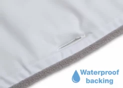 Delta Children Waterproof Fleece Crib Rail Covers/Protectors For Short Side Rails, 2 Pack Baby Cribs