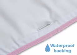 Delta Children Waterproof Fleece Crib Rail Covers/Protectors For Short Side Rails, 2 Pack Baby Cribs