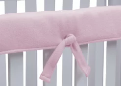 Delta Children Waterproof Fleece Crib Rail Covers/Protectors For Short Side Rails, 2 Pack Baby Cribs