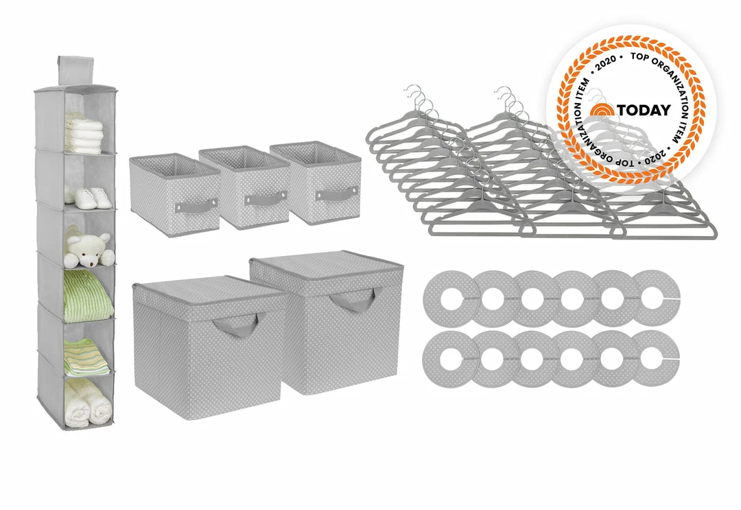 Delta Children Storage & Organization 48 Piece Nursery Storage Set 5 Delta Children Storage & Organization 48 Piece Nursery Storage Set