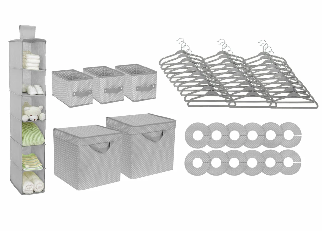 Delta Children Storage & Organization 48 Piece Nursery Storage Set 4 Delta Children Storage & Organization 48 Piece Nursery Storage Set