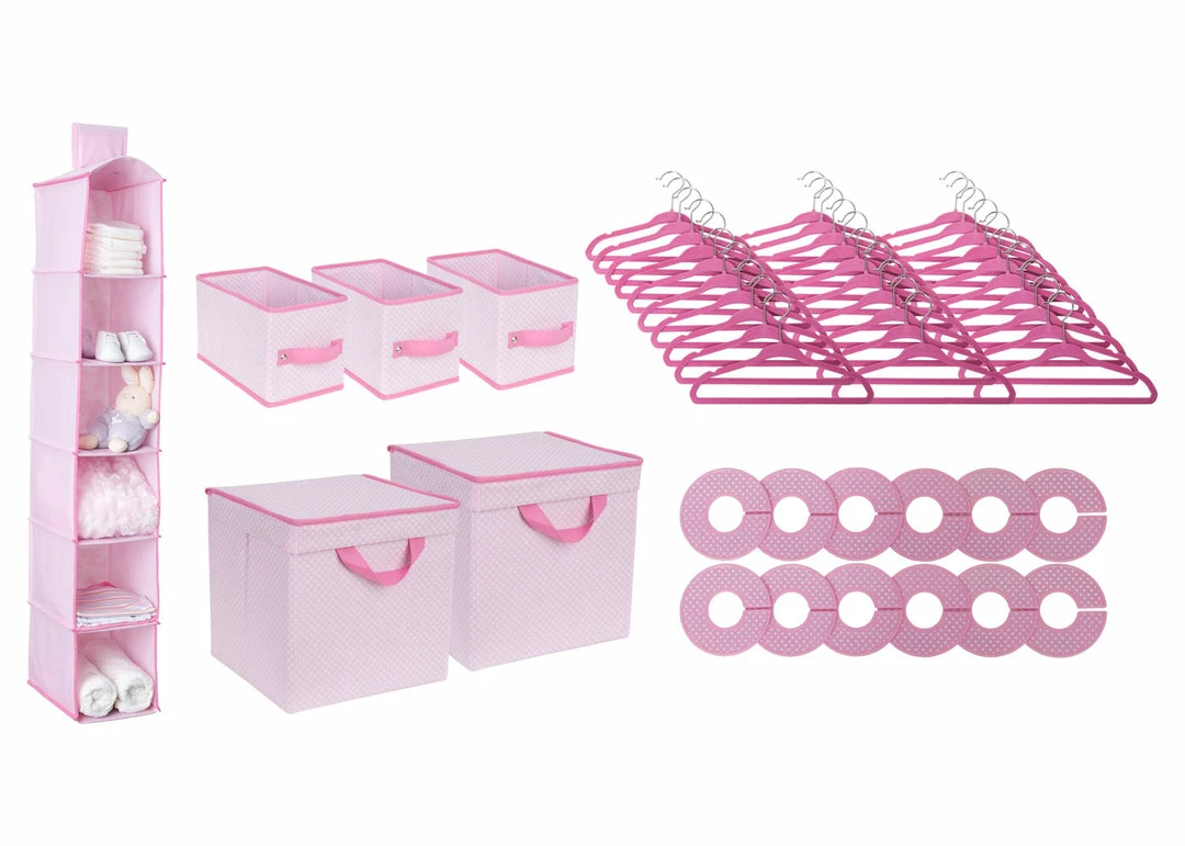 Delta Children Storage & Organization 48 Piece Nursery Storage Set 18 Delta Children Storage & Organization 48 Piece Nursery Storage Set