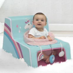 Delta Children Unicorn Sit N Play Portable Activity Seat For Babies