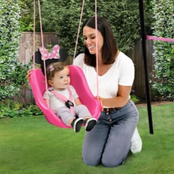 Delta Children Minnie Mouse 2-in-1 Outdoor Kids Swing 19 Delta Children Minnie Mouse 2-in-1 Outdoor Kids Swing