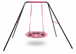 Delta Children Outdoor JoJo Siwa 40-Inch Saucer Swing For Kids 15 Delta Children Outdoor JoJo Siwa 40-Inch Saucer Swing For Kids