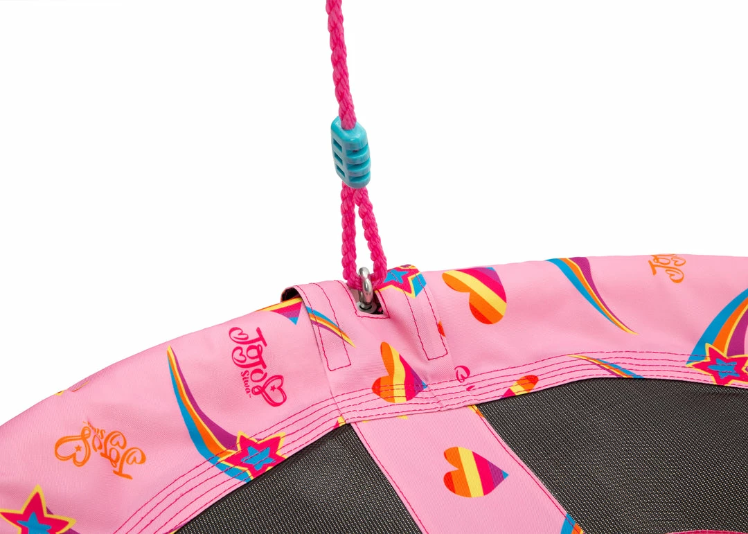 Delta Children Outdoor JoJo Siwa 40-Inch Saucer Swing For Kids 9 Delta Children Outdoor JoJo Siwa 40-Inch Saucer Swing For Kids