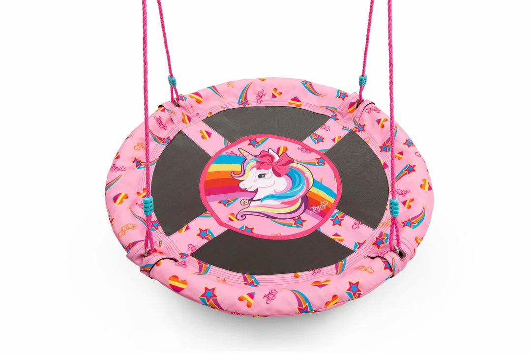 Delta Children Outdoor JoJo Siwa 40-Inch Saucer Swing For Kids 5 Delta Children Outdoor JoJo Siwa 40-Inch Saucer Swing For Kids
