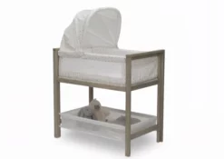 Simmons Kids Bassinets Farmhouse 2-in-1 Wood Bedside Bassinet Sleeper And Changer 9 Simmons Kids Bassinets Farmhouse 2-in-1 Wood Bedside Bassinet Sleeper And Changer