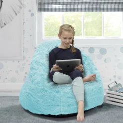 Delta Children Sale Cozee Fluffy Chair, Kid Size (For Kids Up To 10 Years Old)