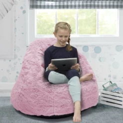 Delta Children Sale Cozee Fluffy Chair, Kid Size (For Kids Up To 10 Years Old)