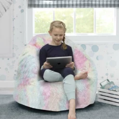 Delta Children Sale Cozee Fluffy Chair, Kid Size (For Kids Up To 10 Years Old)