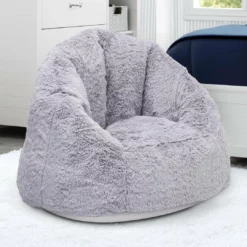 Delta Home Chairs Adult Lounge Chair - Fluffy Foam Filled Chair For Living Rooms & Dorms - Better Than A Bean Bag Chair