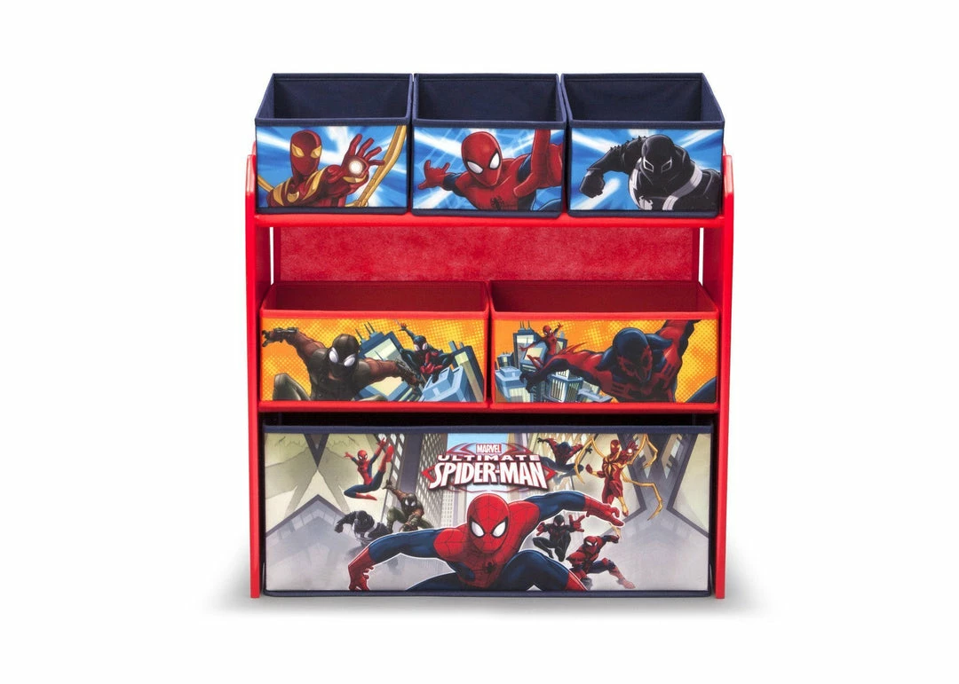 Delta Children Spider-Man Multi-Bin Toy Organizer 8 Delta Children Spider-Man Multi-Bin Toy Organizer