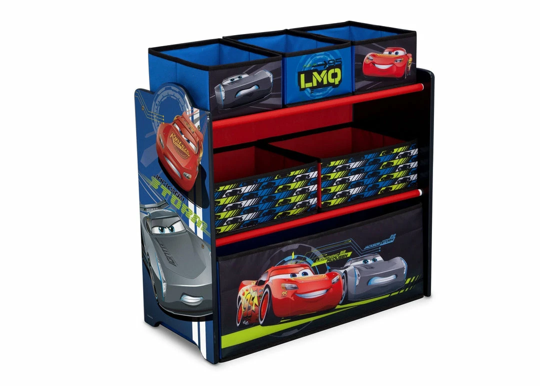 Delta Children Cars Multi-Bin Toy Organizer 3 Delta Children Cars Multi-Bin Toy Organizer