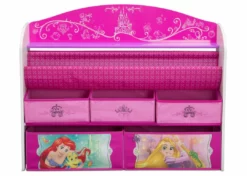 Delta Children Princess Deluxe Book & Toy Organizer