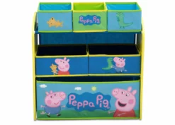 Delta Children Peppa Pig Multi-Bin Toy Organizer Storage